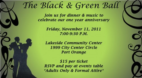 Black and Green Ball header